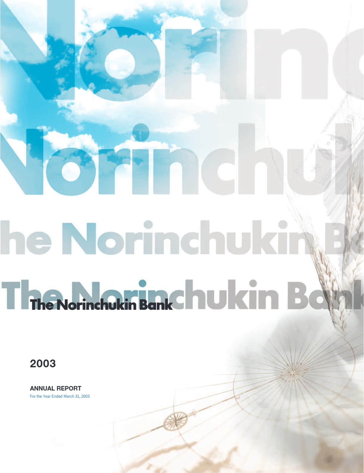 Cover of Annual Report 2003