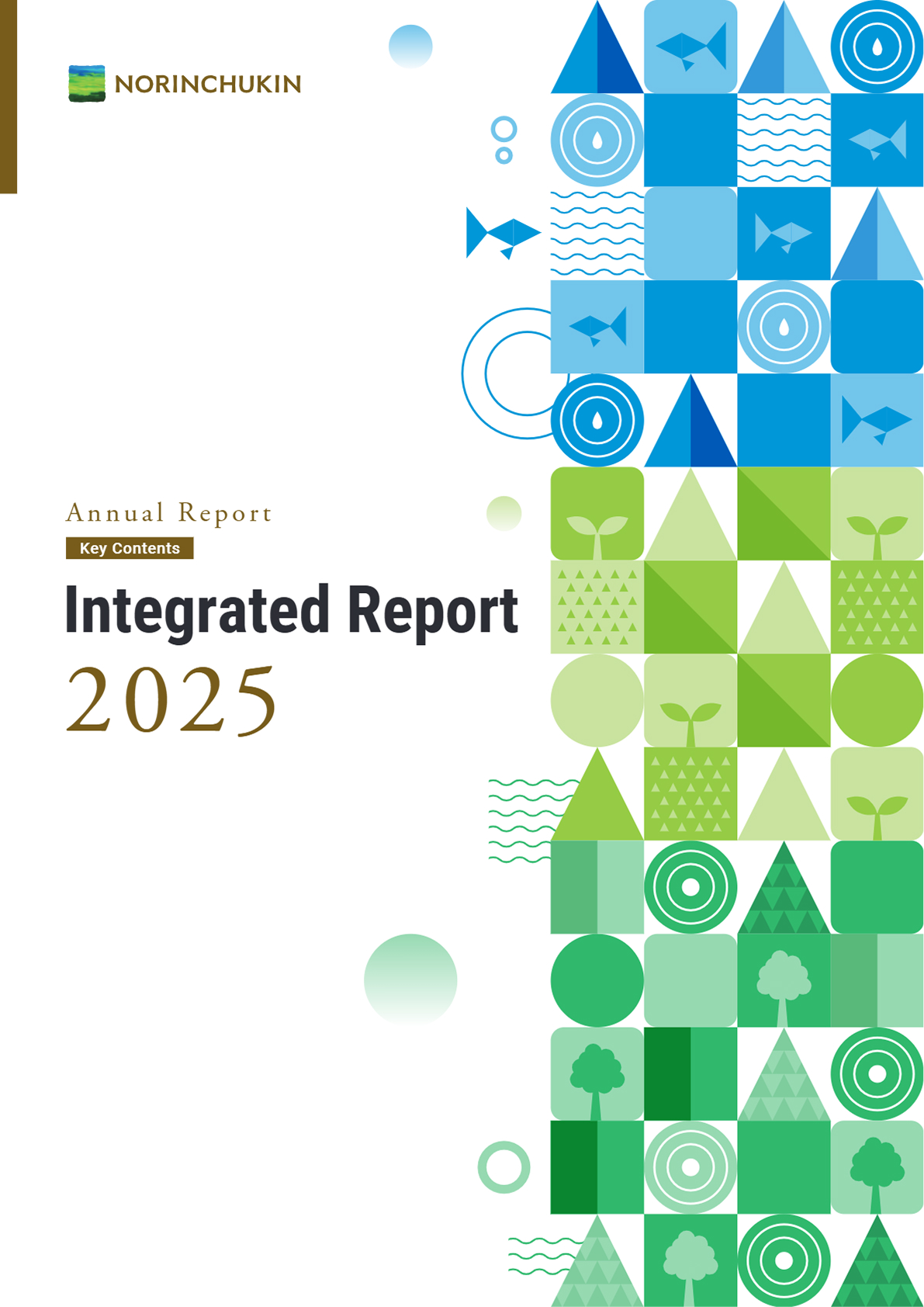 Cover of Annual Report 2025 Key Contents Integrated Report