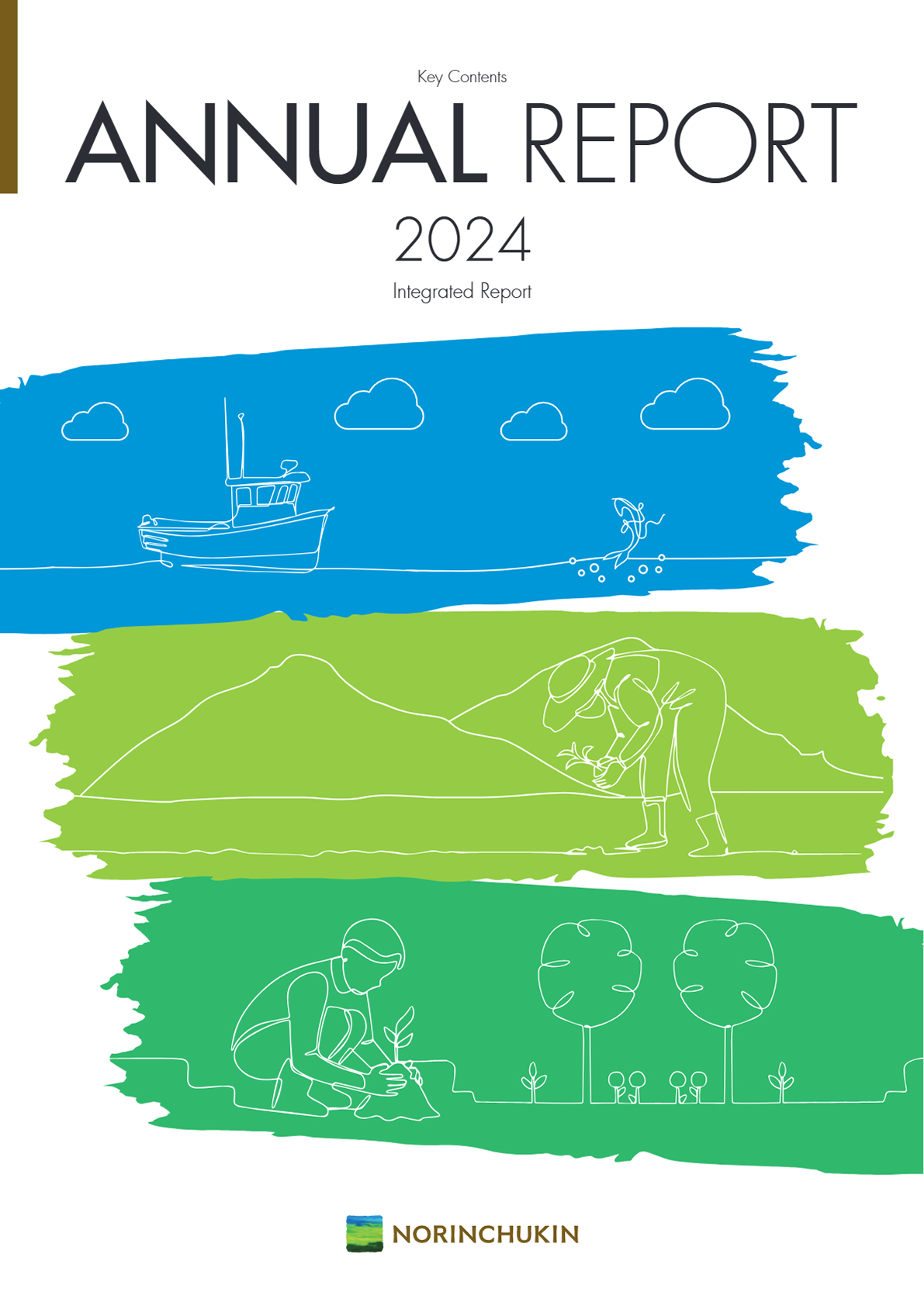 Cover of Annual Report 2024 Key Contents Integrated Report