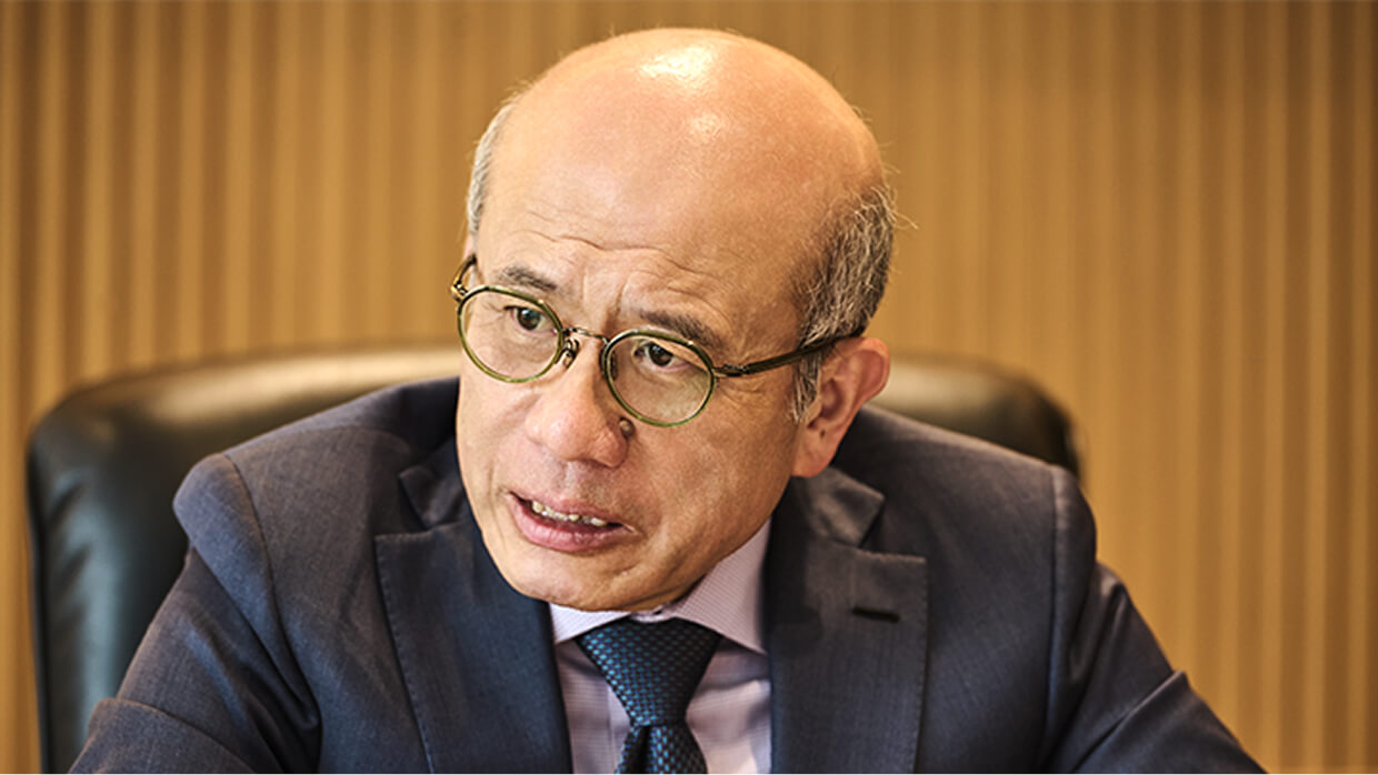 中長期の視点で農林中央金庫に期待することを語る経営管理委員の國廣正